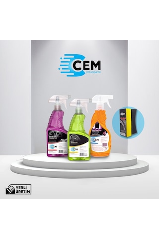 Cem Car Care Jant&lastik Bakım Seti Premium İçerik
