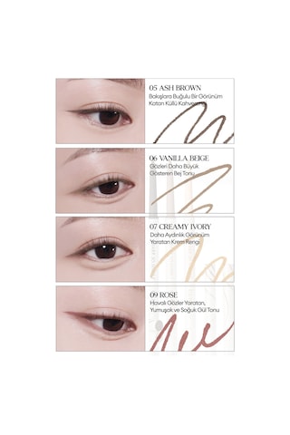 Suya Dayanıklı, İnce Uçlu Göz Kalemi Clıo Sharp So Simple Waterproof Pencil Liner 008 Coral 08