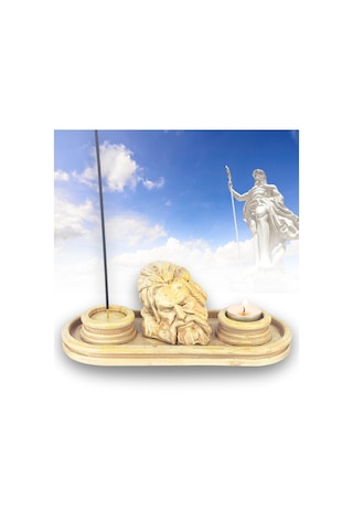 Antik Roma Zeus Çubuk Tütsülük Ve Tealight