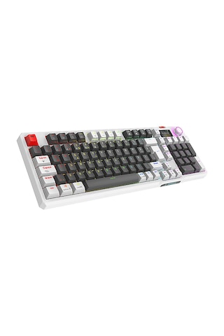 Rampage Loyal Usb Hot Swap RGB Red Switch Mekanik Kablolu Gaming Oyuncu Klavye