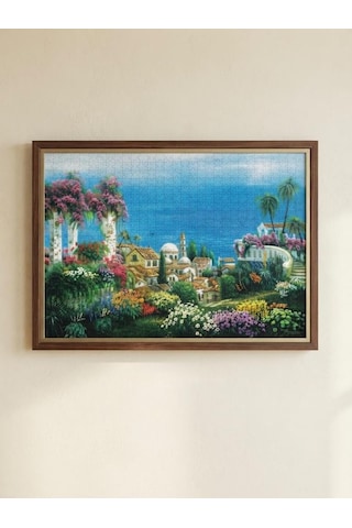 Sahil Sokak Ve Sahil Köyü İkili Set - 1000 + 500 Parça İkili Puzzle Seti