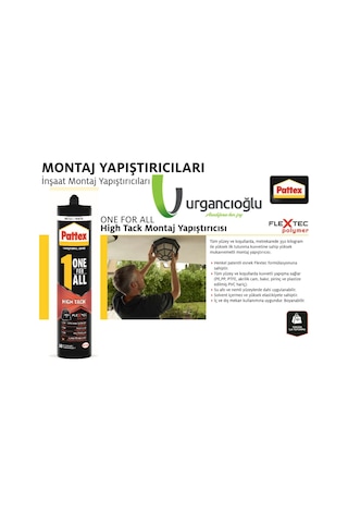 Pattex One For All High Tack Beyaz Yapıştırıcı 460Gr 12 Adet Beyaz