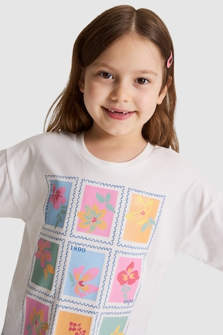 U.S. Polo Assn. U.s. Polo Assn. Kız Çocuk Beyaz Pijama Takım 50326618-vr013