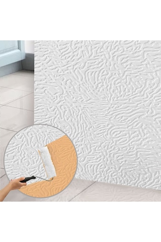 Tink 3d Duvar Paneli Boyanabilir Dekota 60x60 Cm Alaca Desenli 14 Adet