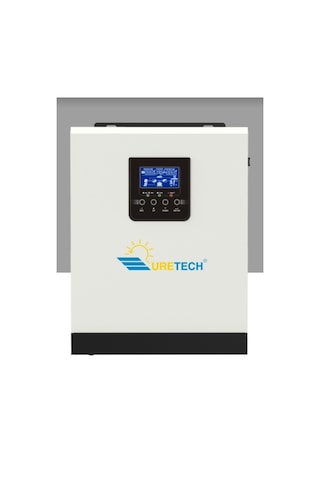 Uretech 1Kva 1Kw 1000 Watt W Tam Sinüs Akıllı İnverter 12V-220V İnvertör