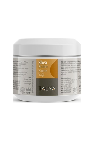 Talya Soğuk Sıkım %100 Saf ve Doğal Karite Yağı 50 ML