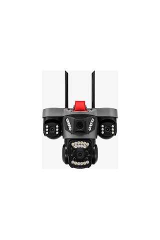 Baff Viva Wıfı-814 16mp 4 Kameralı Akıllı Wi-fi Ptz Güvenlik Kamerası Aı Insan Takip Ve Renkli Gece Görüşlü