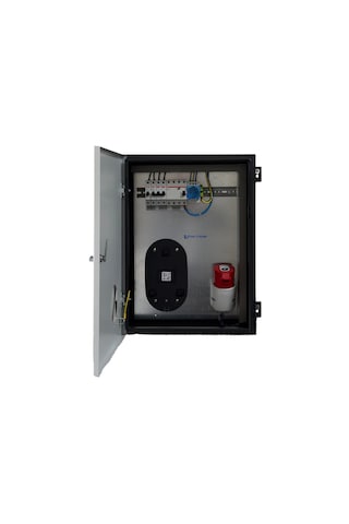 Ever Charger İç Mekan Panobox Pro Trifaz Elektrikli Araç Şarj Panosu Ac Kaçak Akım Röleli, Sigortalı, Go-e Uyumlu 22 KW