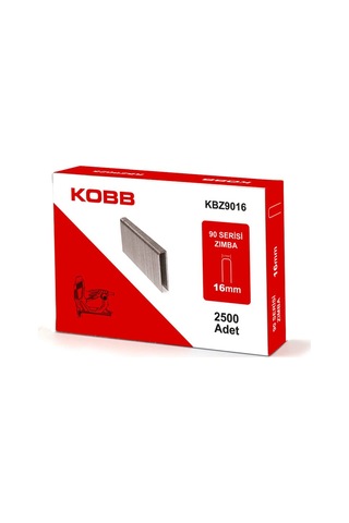 Kobb Kbz9016 16mm 2500 Adet 90 Serisi Ağır Hizmet Tipi Zımba Teli, Gri Sku: Smg8690010335531