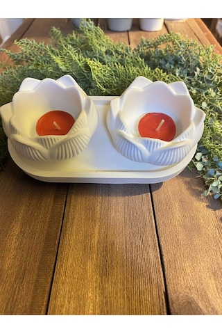 Bernami Mumluk Şamdanpinterest Lotus Mumluk İkili Ve Tepsili Mumlar Dahil Diğer