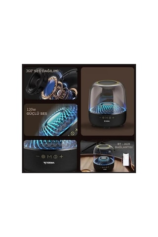 D33 Siyah Taşınabilir Kablosuz Bluetooth Hoparlör Hmngo48-ıeg4874d