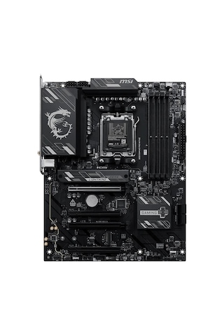 Msı B850 Gamıng Pro Wıfı6e Am5 Ddr5 8200+ Oc Mhz Atx Gaming Aaaa11msı0046