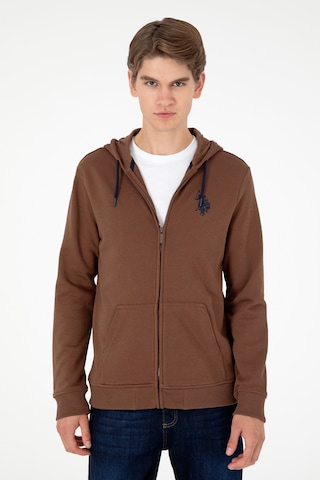 U.s. Polo Assn. Erkek Kahverengi Sweatshirt 50295147-vr029 Kahverengi