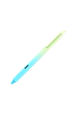 Wrıtech W-0171 Aurora Yeşil-mavi Gövde Mavi Jel Kalem - 12'li Kutu Ahşap