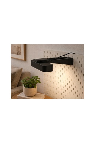 Skadis Uyumlu Işık Barı Montaj Aparatı Pegboard Raf Tutucu 3d Baskı