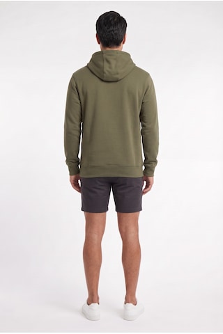 Sup Marvel Logo Baskılı Kapüşonlu Haki Erkek Sweatshirt 12082 Siyah