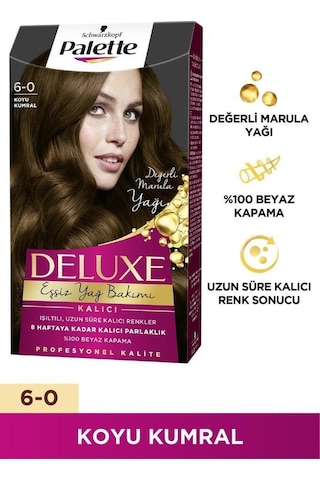 Palette Deluxe 6 - 0 Koyu Kumral X 2 Adet Saç Boyası