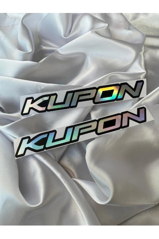Kupon Hologram Sticker 2 Adet Oto Moto Aksesuar