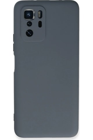 Gld-spt- Newface Xiaomi Poco X3 Gt Kılıf Nano İçi Kadife Silikon - Gri