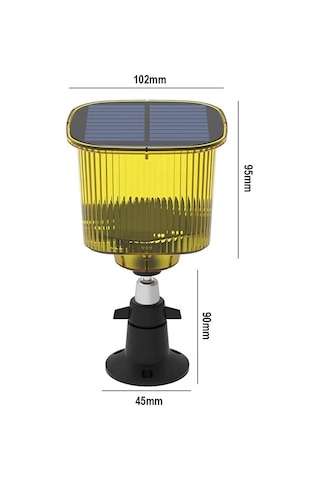 Ayt Powermaster Pm-26956 Mikrofonlu Sesli Hayvan Kovucu Alarm Cihazı Solar Güneş Enerjili Panelli Vahşi Hayvan Kovacağı