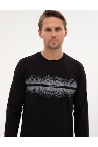 Pierre Cardin Erkek Siyah Pijama Takım 50322634-001 Siyah