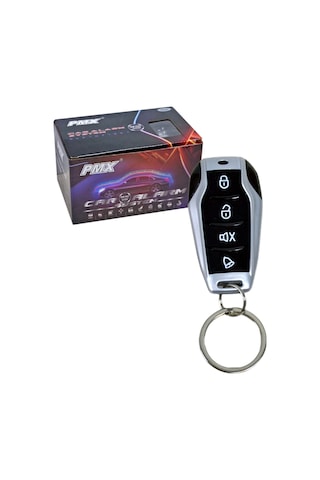 Pmx Alarm 12v 4 Tuşlu Siyah-krom Kumandalı Pmx613