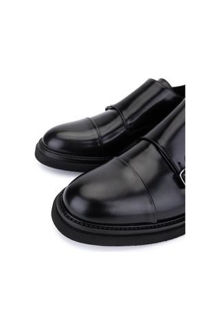 Giampiero Nicola Erkek Hakiki Deri Siyah Casual Ayakkabı 664 F46407a Erk Ayk Sk25-26 Nero Siyah