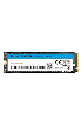 Lexar NM610PRO M.2 1 TB PCI Express 3.0 NVMe (LNM610P001T-RNNNG) SSD