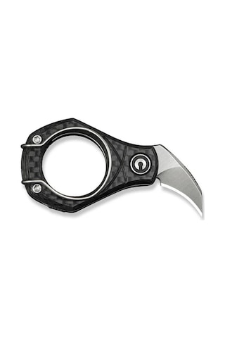Civivi Pyrus Twill Carbon Fiber Handle Satin Finished 14c28n Blade Kamp Çakı Siyah