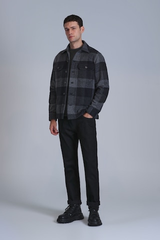 Lufian Anton Smart Jean Erkek Pantolon Slim Fit Siyah Siyah 112200224100100 Siyah