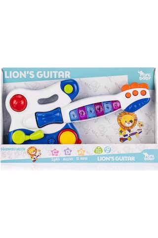 Nini Baby Işıklı Müzikli Gitar Beyaz