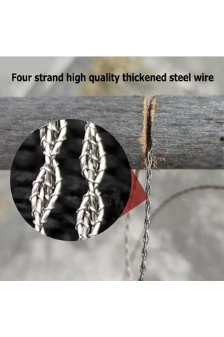 Tenfowee 70cm Çelik Tel Kampanya Hayatta Kalma Testere, Pp Kollü Mini Cep Tipi, Su Bitkileri Ve Genel Kullanım İçin, Hafif Taşınabilir Çok Renkli