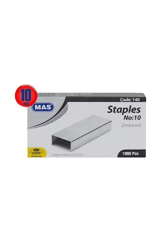 Mas 140 Zımba Teli No 10 Beyaz 10 Paket
