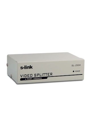S-Link Sl 2504 4 Port Monitör Çoklayıcı 250 Mhz
