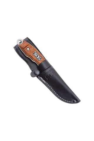Sog Hunts Point Skinning Ht012l-cp Ahşap Saplı Avcı Kamp Bıçağı