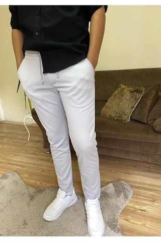 Tuba Toptaş Jogger Pantolon Gri