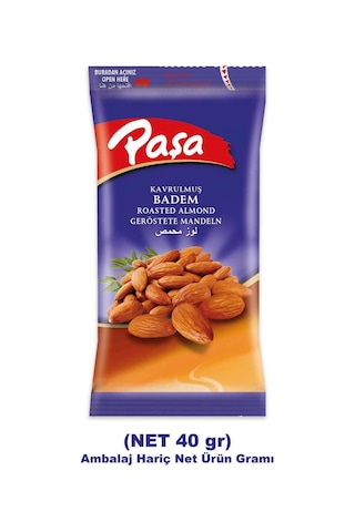 Paşa Kuruyemiş Badem 12 x 40 G