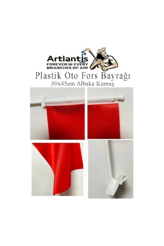 Plastik Otofors Bayrak 30x45 Cm 5 Adet Konvoy Ve Araç Bayrağı Cama Takılan Bayrak Türk Bayrağı Oto Fors 30 45