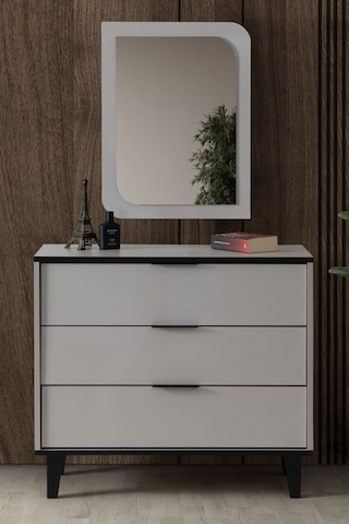 Şifonyer, Bali Çekmeceli Aynalı Şifonyer Çok Renkli