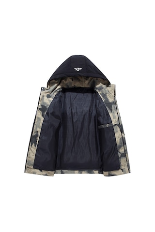 Kalın Kışlık Pamuklu Trend Kapüşonlu Rüzgar Geçirmez Erkek Mont 001