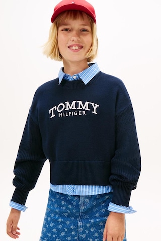 Tommy Hilfiger Kız Çocuk Triko Kg0kg08921 Lacivert