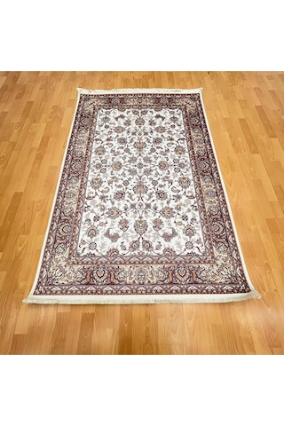 Klasik Osmanlı Motifli 120 X 180 Dijital Baskı Halı Beyaz