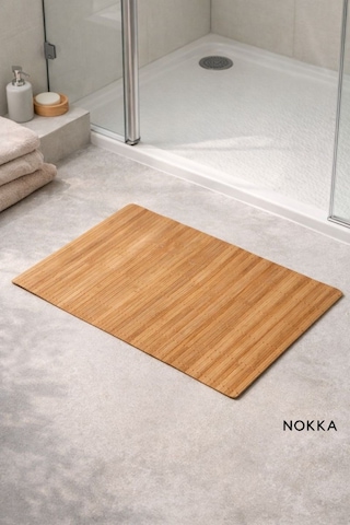 Bambu Mat, Kaydırmaz Bambu Paspas, 45x70 Cm Diğer