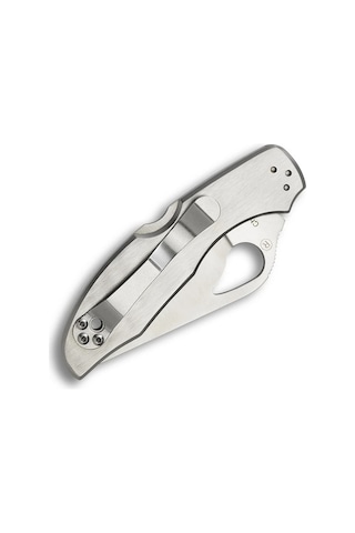 Spyderco Byrd Meadowlark 2 Stainless Plainedge Kamp Çakı Gümüş
