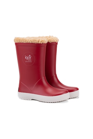 İgor Splash Nautico Unisex Çocuk Çizme W10207 Kırmızı