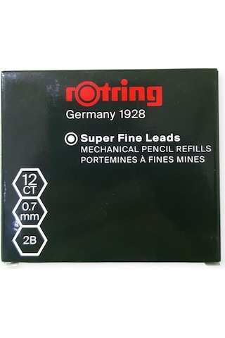 Rotring 0.7 Mm 2b Super Polymer Kalem Ucu 12'li Paket