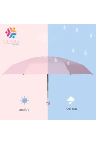 8 Telli Kapsül Şemsiye Pembe