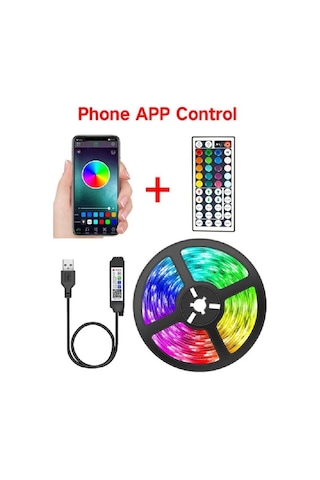 Tv Arka Plan Duvarı, Yatak Odası Dekorasyonu İçin Dc 5vrgb Uzaktan Kumanda Işığı İl Kontrolü Neon Işığı Led Aydınlatmalar 56668602