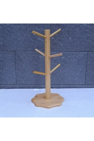 Dianziye Bambu Çay/ Kahve Bardak Rakusu - Çiçek Tabanlı El Sanatı Organizer, Anahtar Ve Mücevher Depolama, Ev Dekoru, Sıcak Ve Soğuk İçecekler İçin Dayanıklı