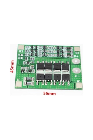 Pilfener Micron 3S 25A 12V Balans Bms Lipo 18650 Lityum Pil Şarj Devresi